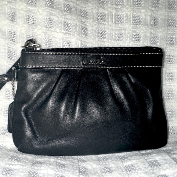 Coach Wristlet (Black, Gently Used) - Picture 1 of 5